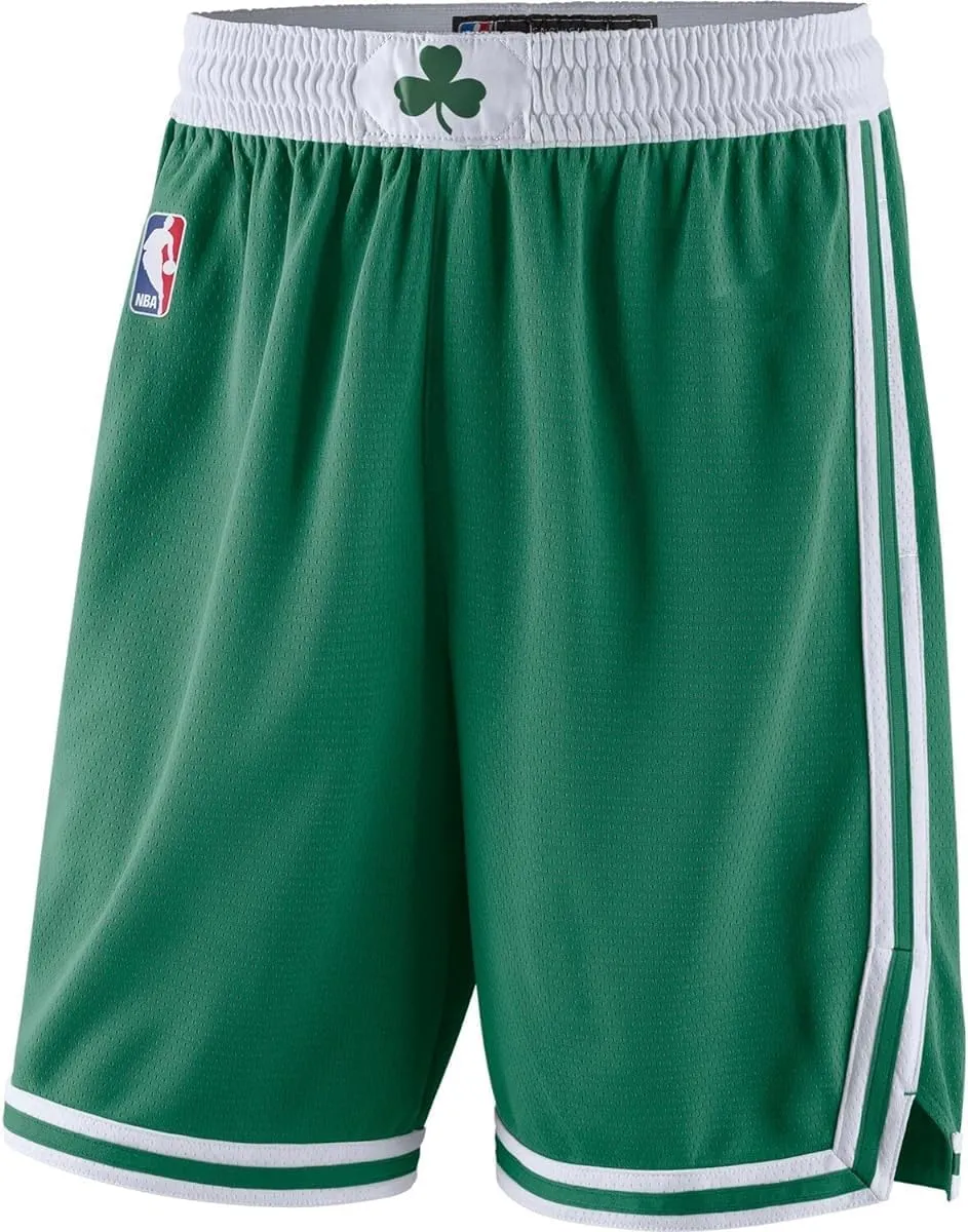 Boston Celtics NBA Kids Youth 8-20 Icon Edition Green On-Court Swingman Performance Shorts