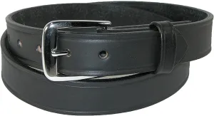 Boston Leather 1-1/4" Garrison Leather Belt | Black 46