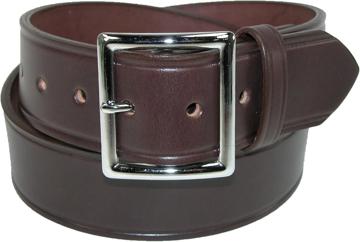 Boston Leather Men's Big & Tall Leather 1 3/4 Inch Garrison Belt