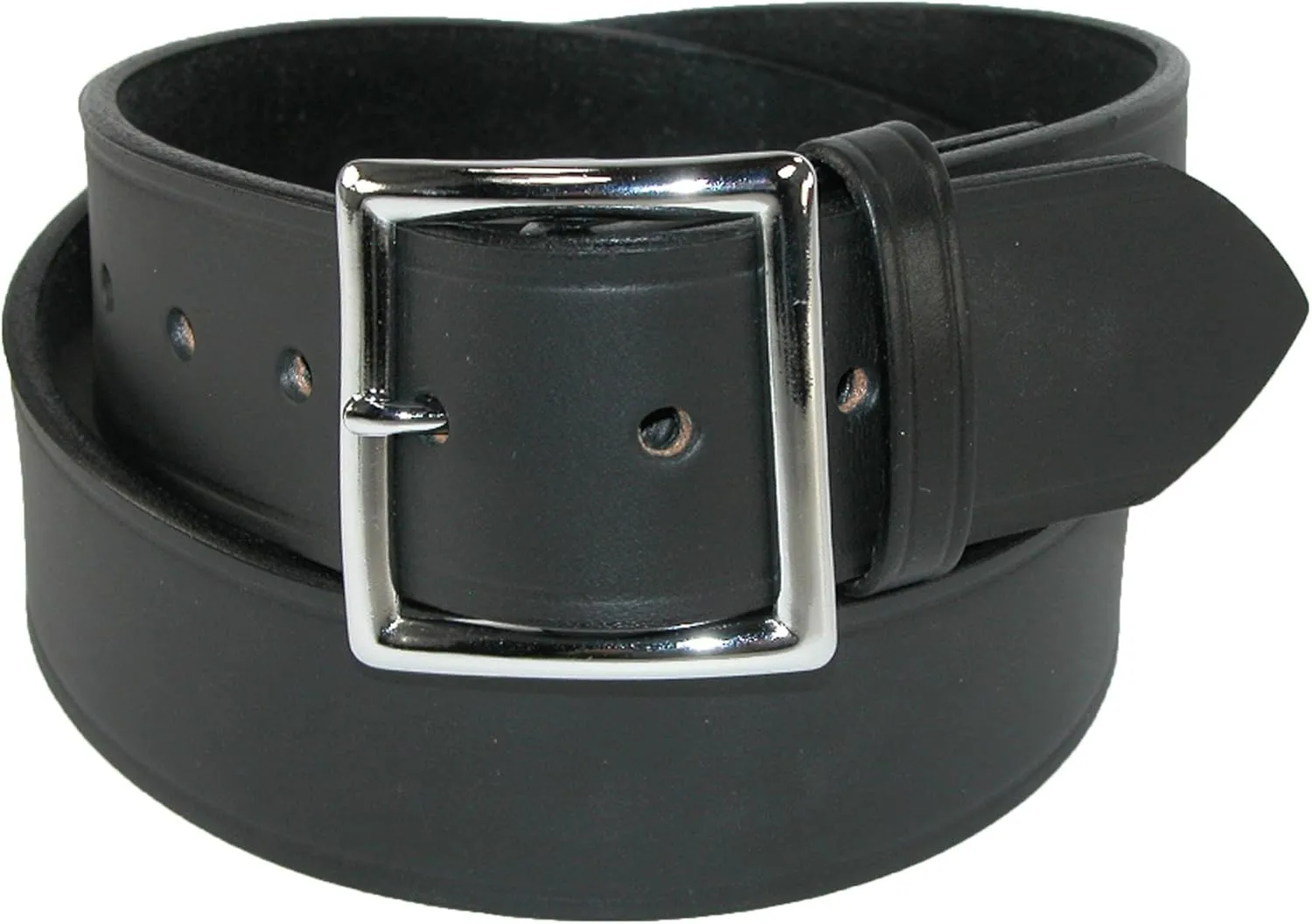 Boston Leather Men's Leather 1 3/4 Inch Garrison Belt, 44, Black