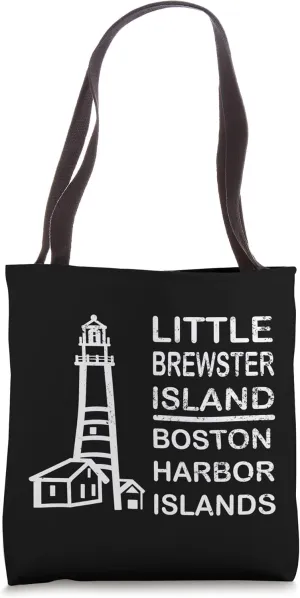 Boston Little Brewster Island Harbor Islands Souvenir Tote Bag