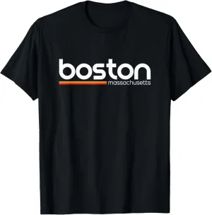 Boston Massachusetts Souvenir Vintage Massachusetts Boston T-Shirt