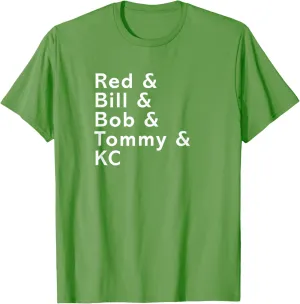 Boston Red Bill Bob Tommy KC 1950s T-Shirt