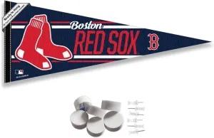Boston Red Sox Pennant Banner and Wall Tack Pads