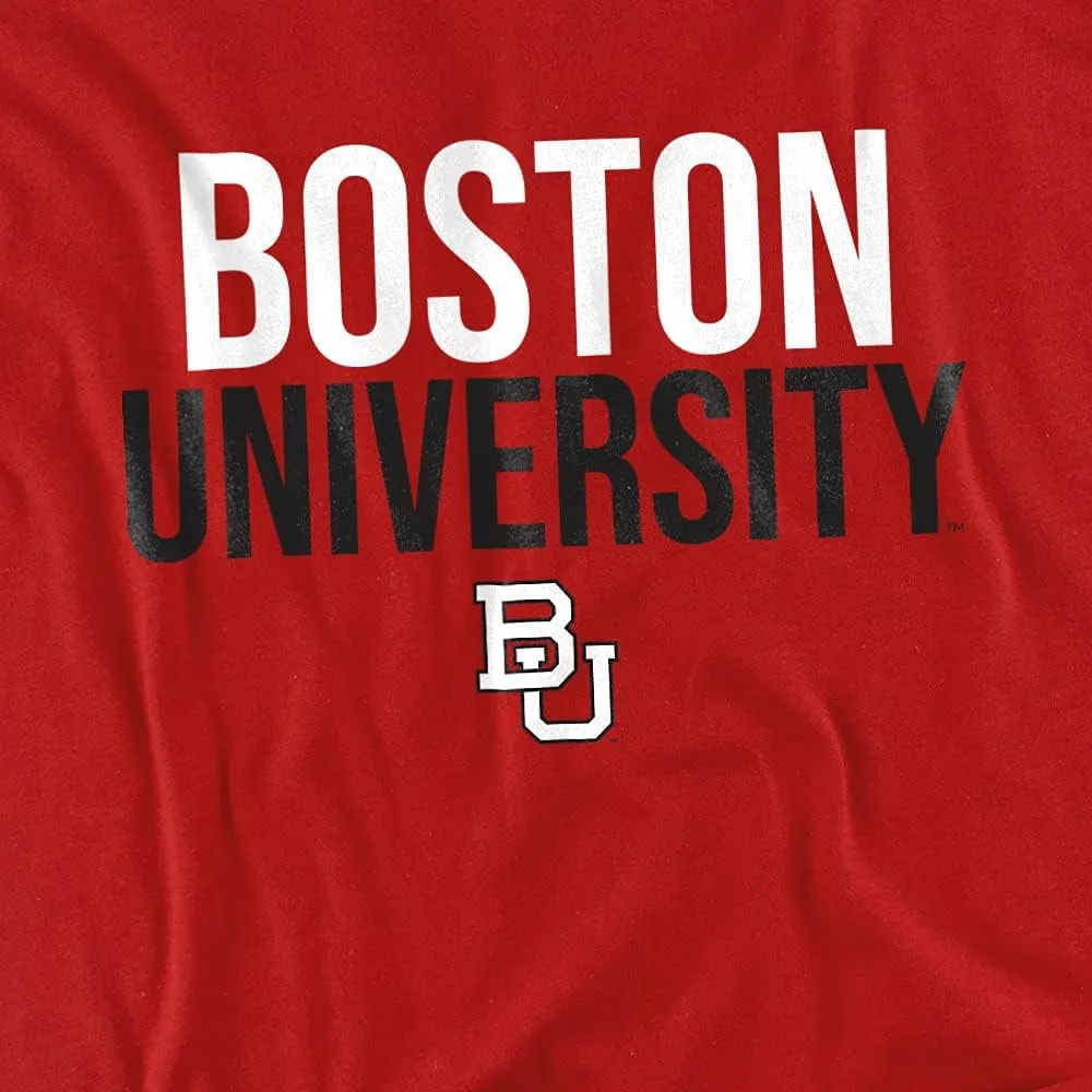 Boston University Official Stacked Youth Kids Boy/Girls T Shirt