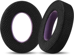 Breathable Mesh Replacement Earpads for Bowers & Wilkins PX7 Black/Purple