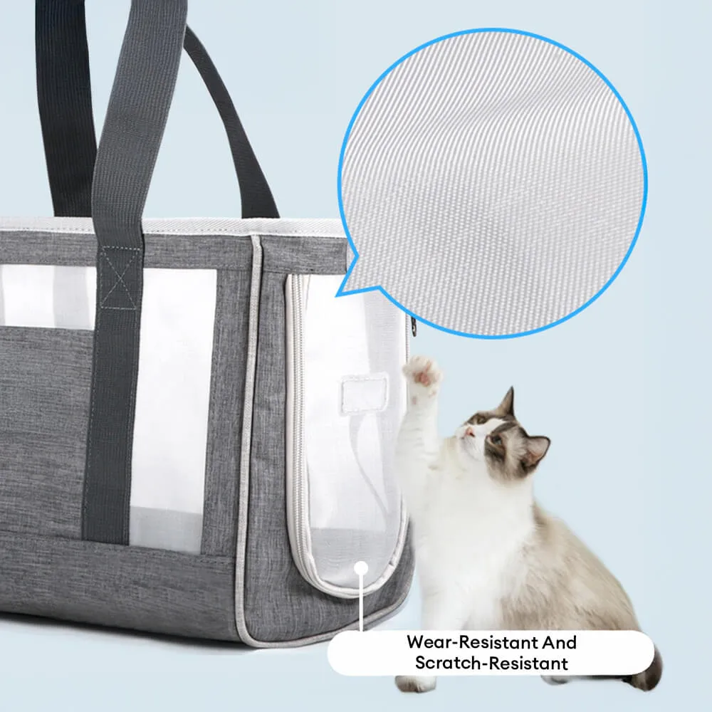 Breathable Mesh Travel Handbag Crossbody Cat Bag