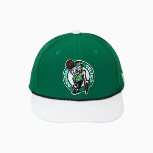 Breyer’s Squad Buck 50: Boston Celtics Logo Green & White Hat with Leather Visor