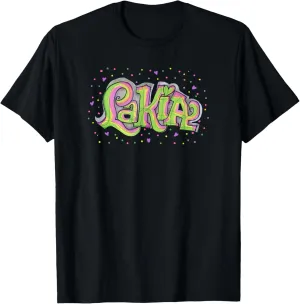 Bright LaKai Art Doodle Name Scribble Graffiti Handpainted T-Shirt
