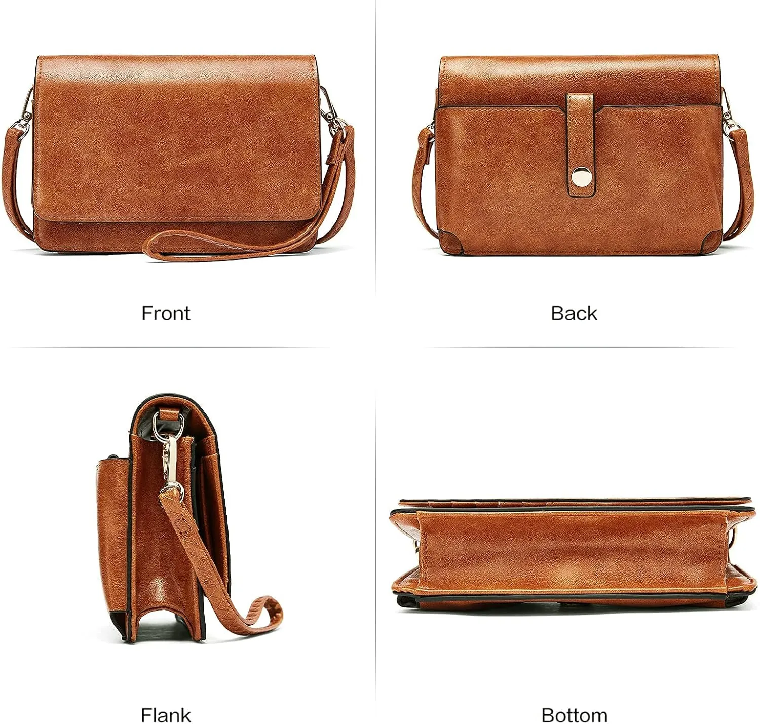 BROMEN Crossbody Bags for Women Small Cell Phone Shoulder Bag Wristlet Wallet Clutch Purse