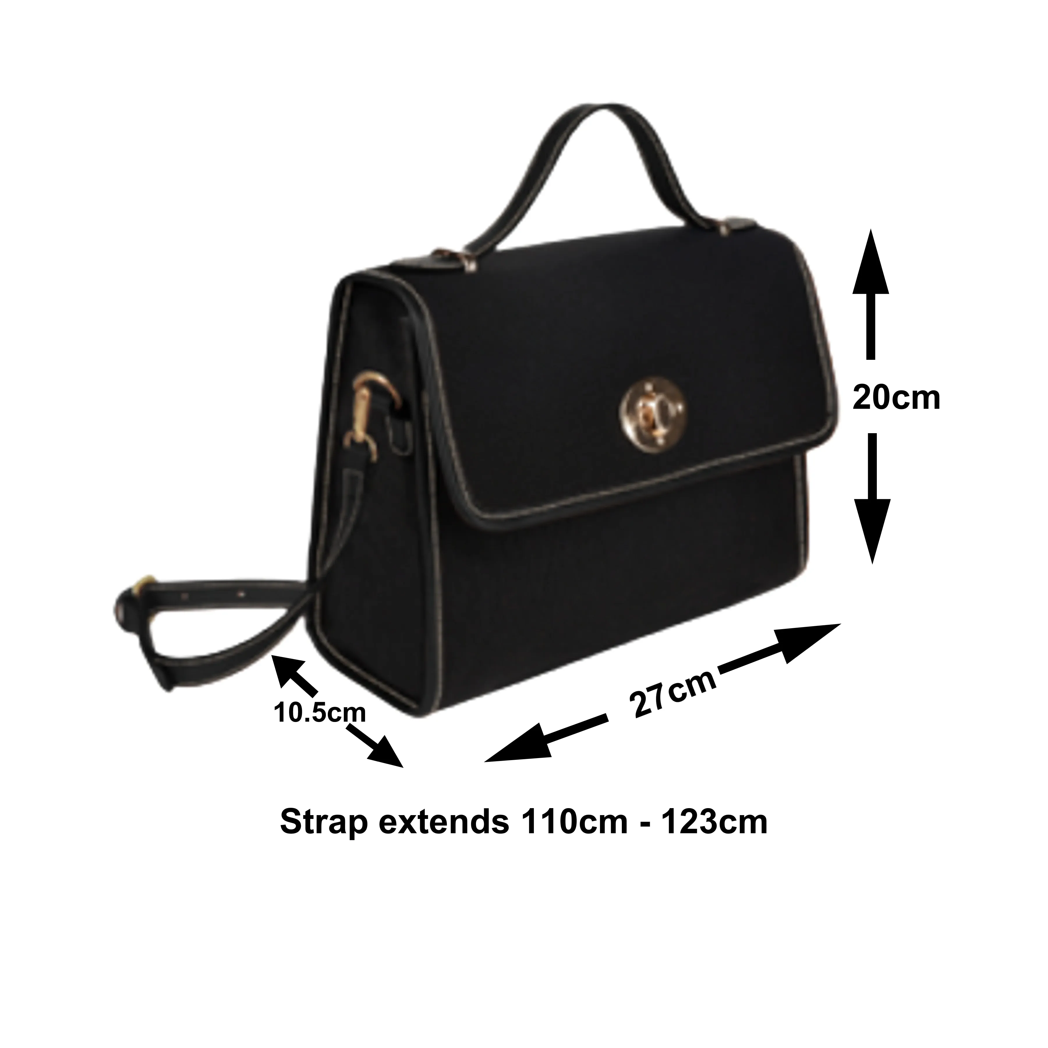 Building Blocks - Waterproof Canvas Handbag