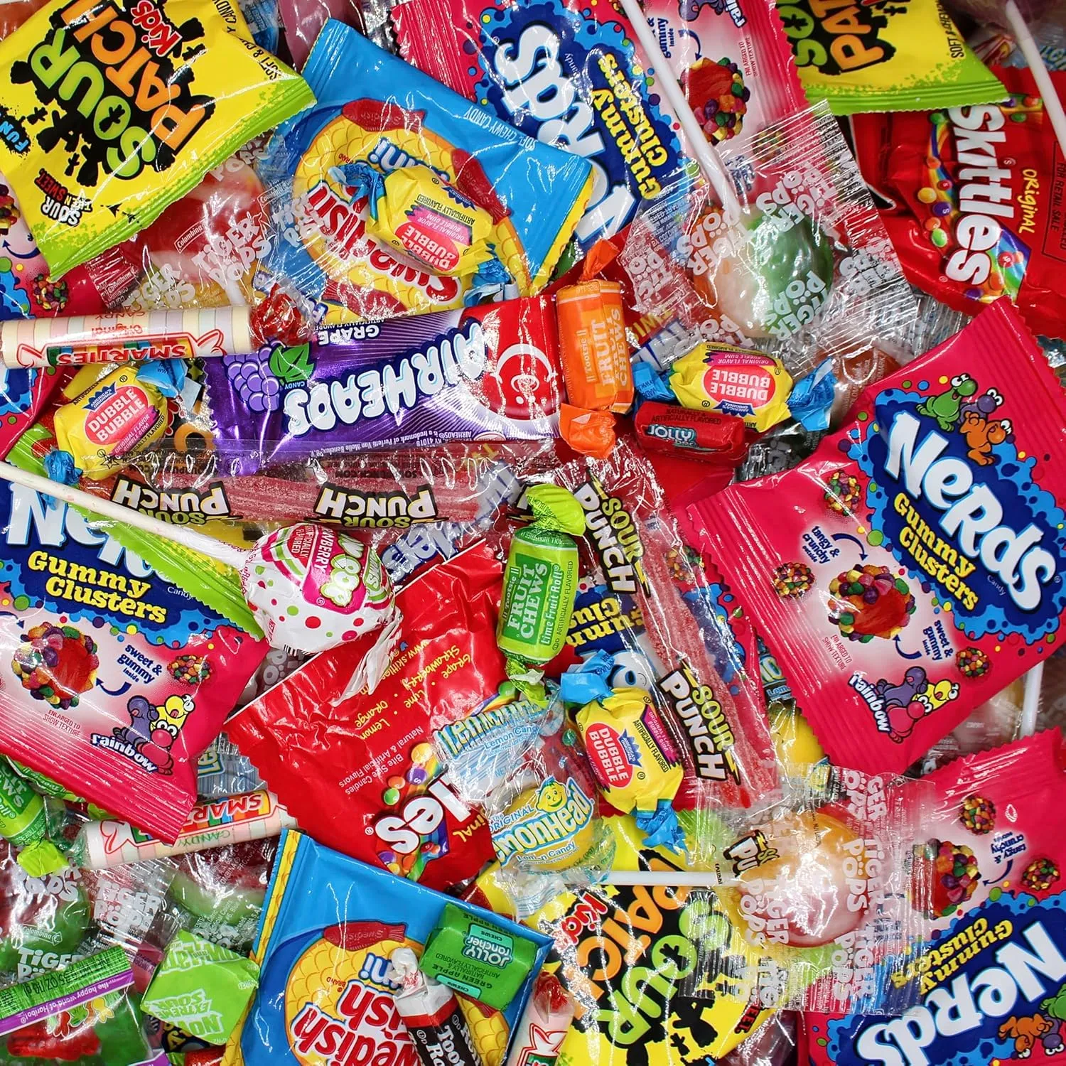 Bulk Candy Variety Pack - 2 lb Bulk Individually Wrapped Candies for Easter Egg Hunt - Piñata Filler Stuffers - Pinata Candy Party Favors - Assorted Candies