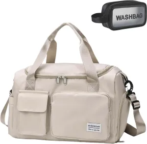 BUQINGTING Gym Bag for Men Women with Shoe Compartment, Cute Travel Duffle Bag for Women, Weekender Overnight Bag, Carry on Tote Bag Sport Duffel bag for Dance, Swim