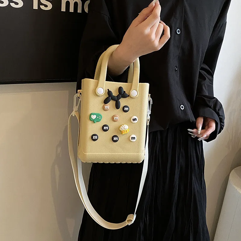 Candy Color Female Cute Fashion Portable Beach Crossbody Bags