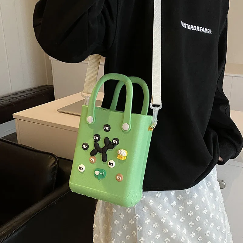 Candy Color Female Cute Fashion Portable Beach Crossbody Bags