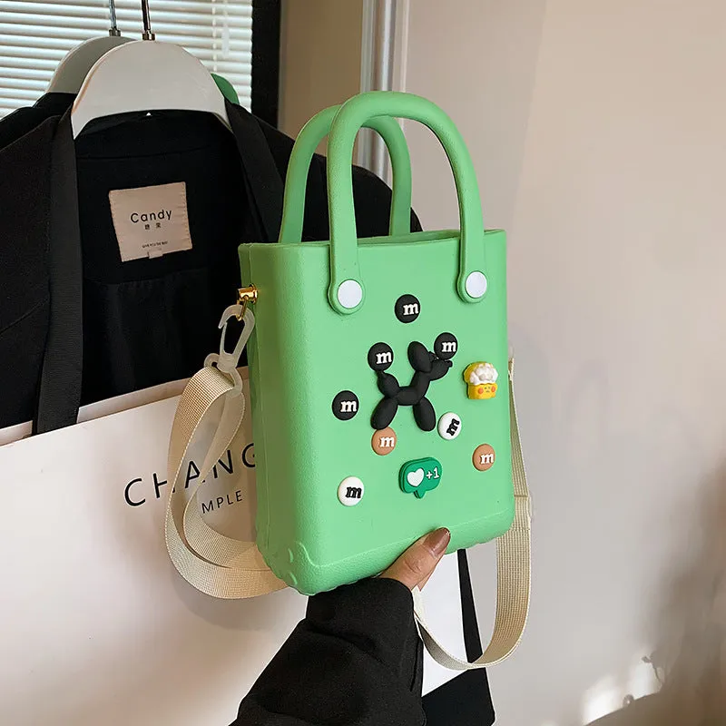 Candy Color Female Cute Fashion Portable Beach Crossbody Bags