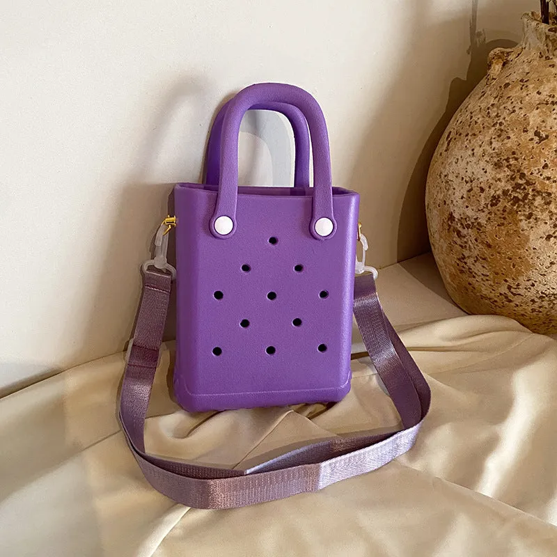 Candy Color Female Cute Fashion Portable Beach Crossbody Bags