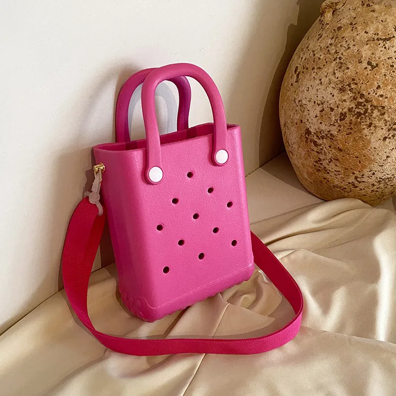 Candy Color Female Cute Fashion Portable Beach Crossbody Bags