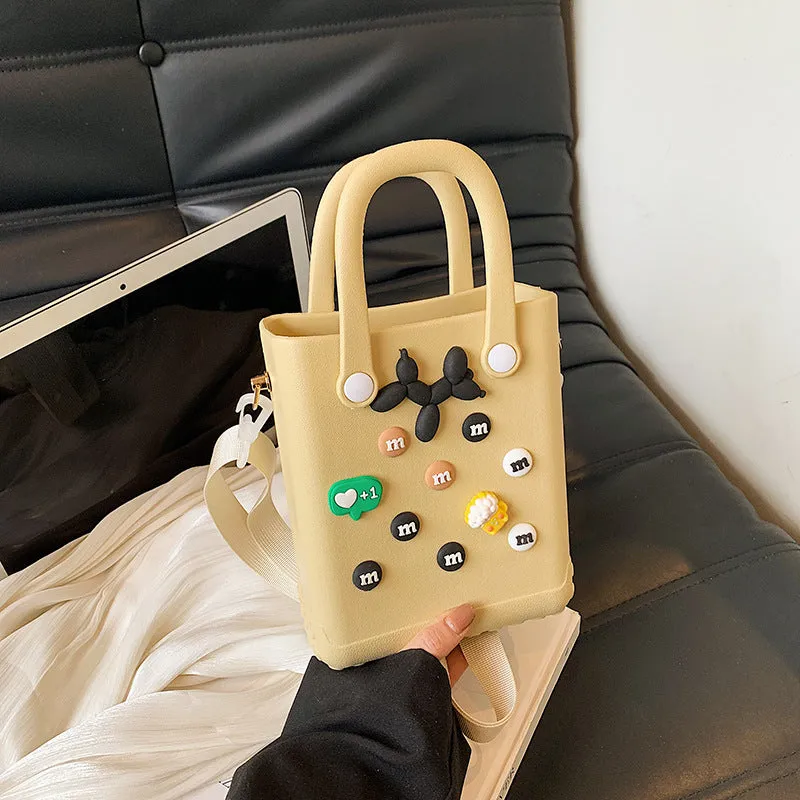 Candy Color Female Cute Fashion Portable Beach Crossbody Bags