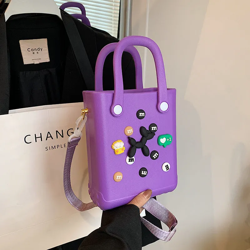 Candy Color Female Cute Fashion Portable Beach Crossbody Bags
