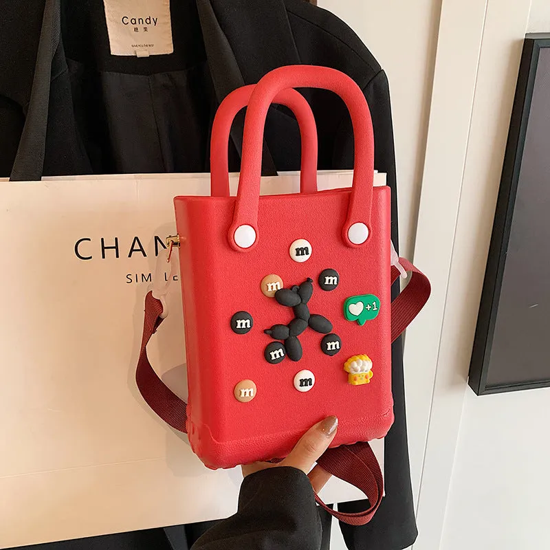 Candy Color Female Cute Fashion Portable Beach Crossbody Bags