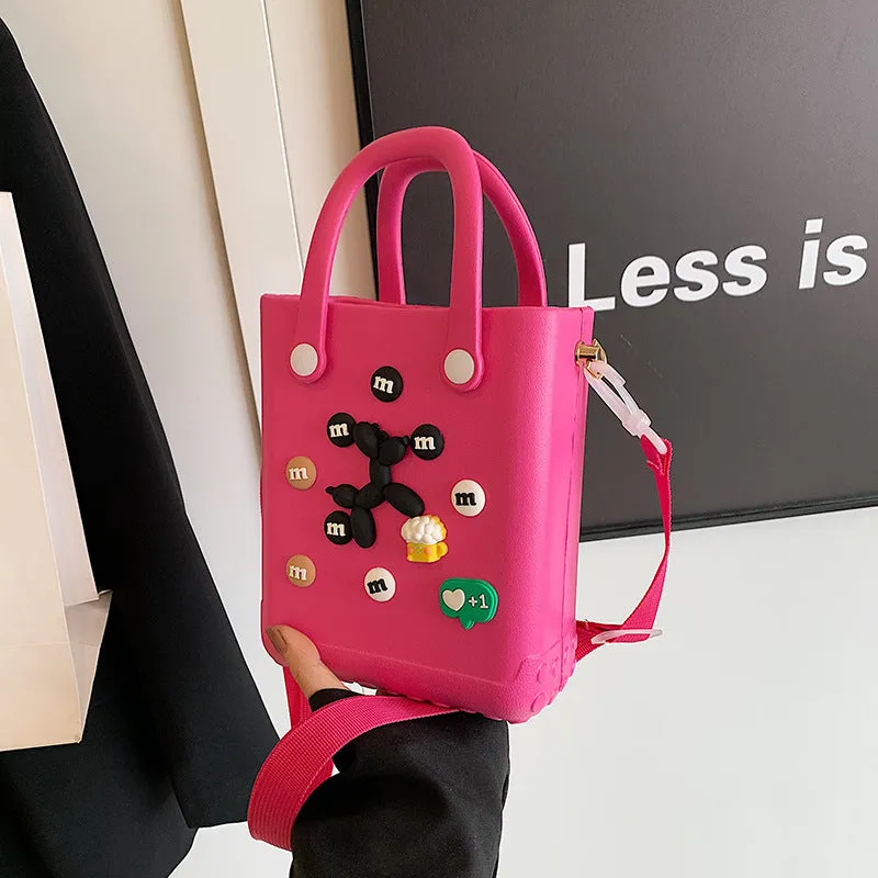 Candy Color Female Cute Fashion Portable Beach Crossbody Bags
