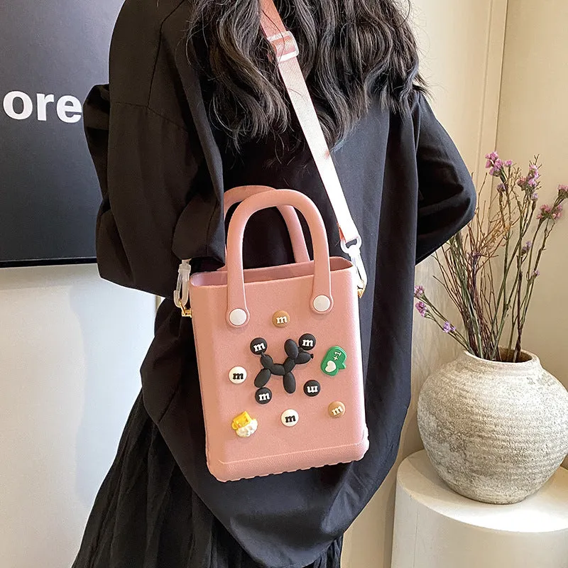 Candy Color Female Cute Fashion Portable Beach Crossbody Bags