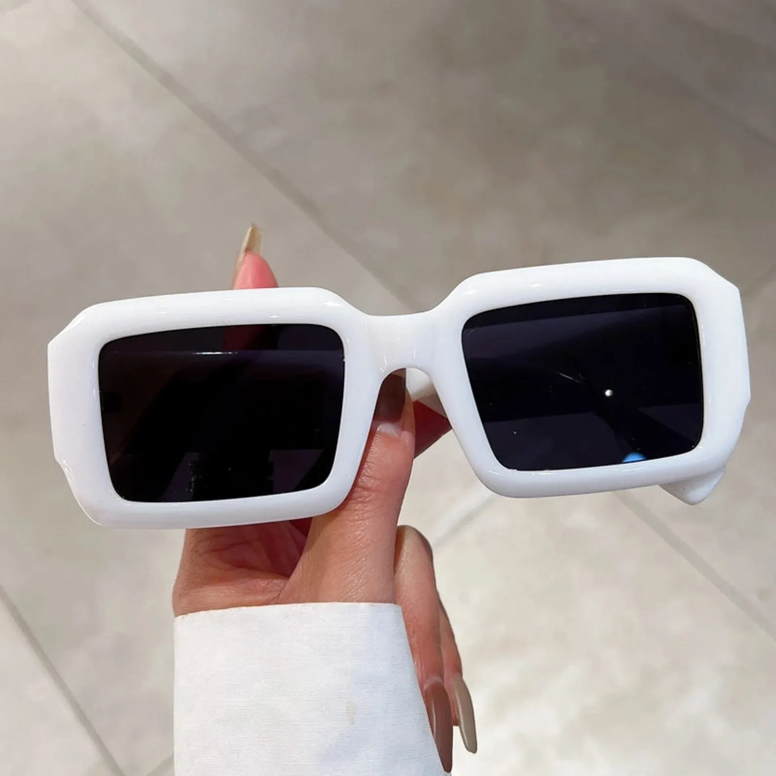 Candy Pop Rectangle Vintage Sunglasses