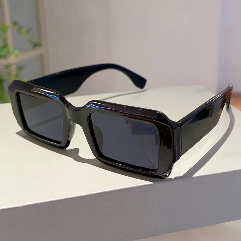 Candy Pop Rectangle Vintage Sunglasses