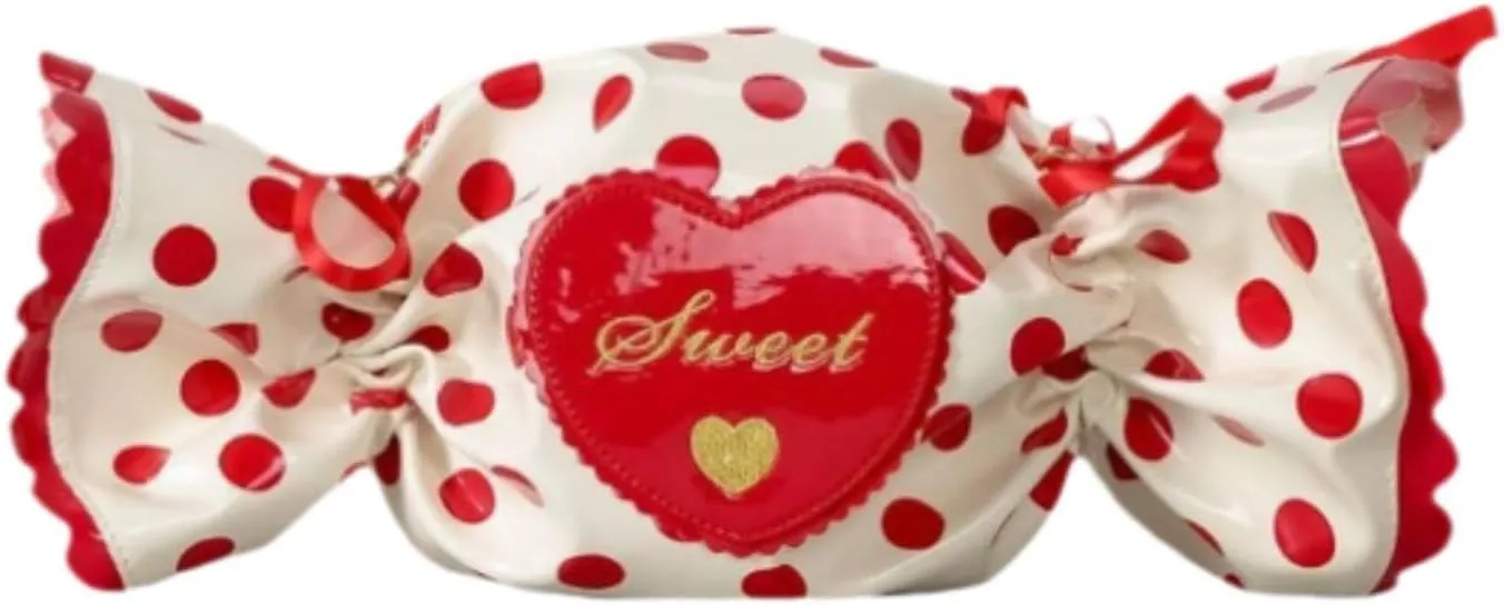 Candy Shaped Crossbody Bag Lovely Wallet Travel Purse for Shopping Beach Party