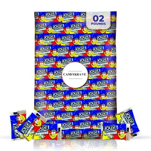 CandyKrave Jolly Ranchers Misfits - 2 Flavors in 1 Gummies - Snack Size Bag Individually Wrapped 2 Flavor Sour Jolly Ranchers Candy Gummy Bears Bulk - 2 pounds