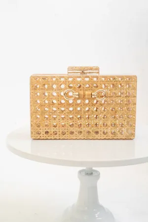 Cane Clutch with Crab