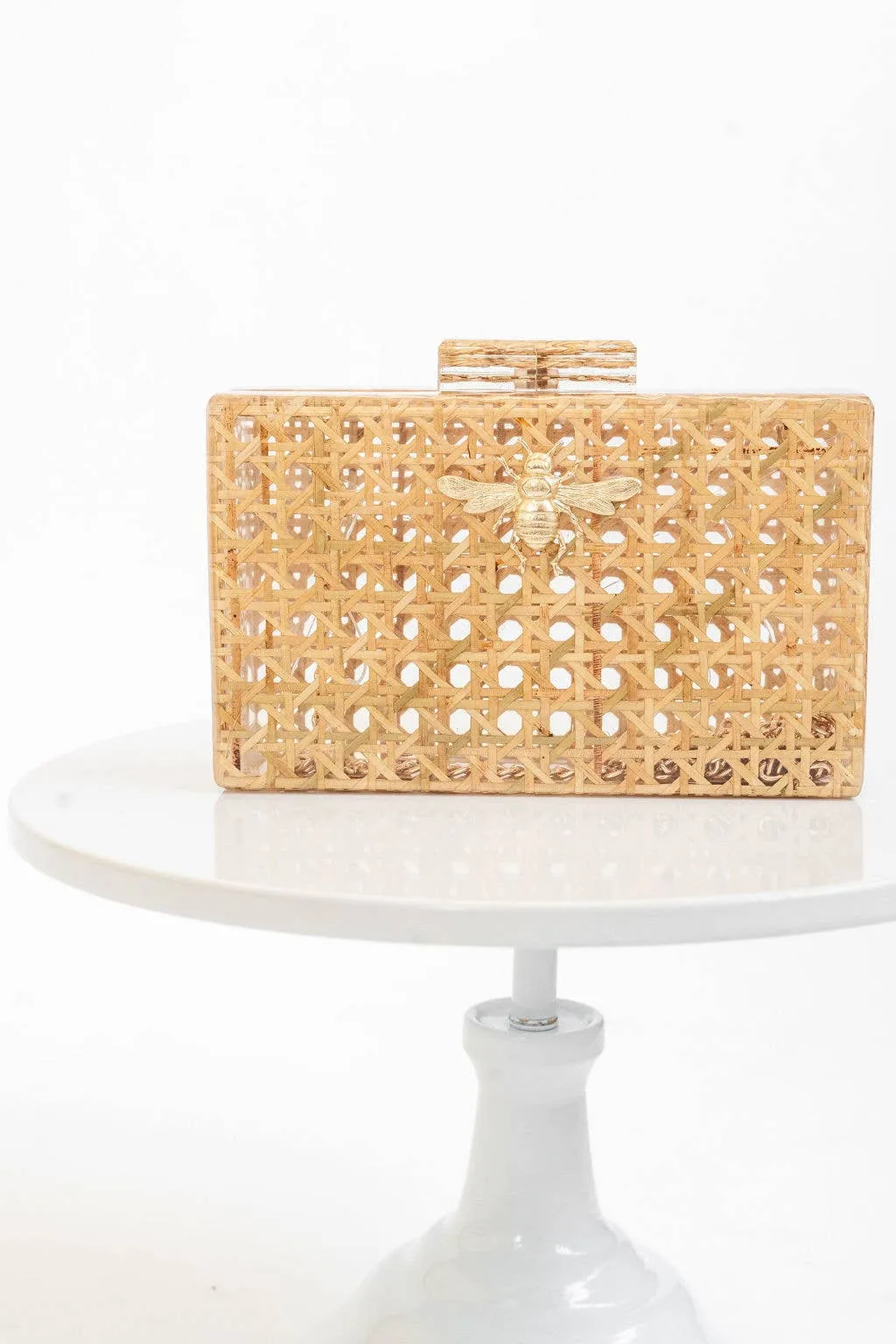 Cane Clutch with Crab