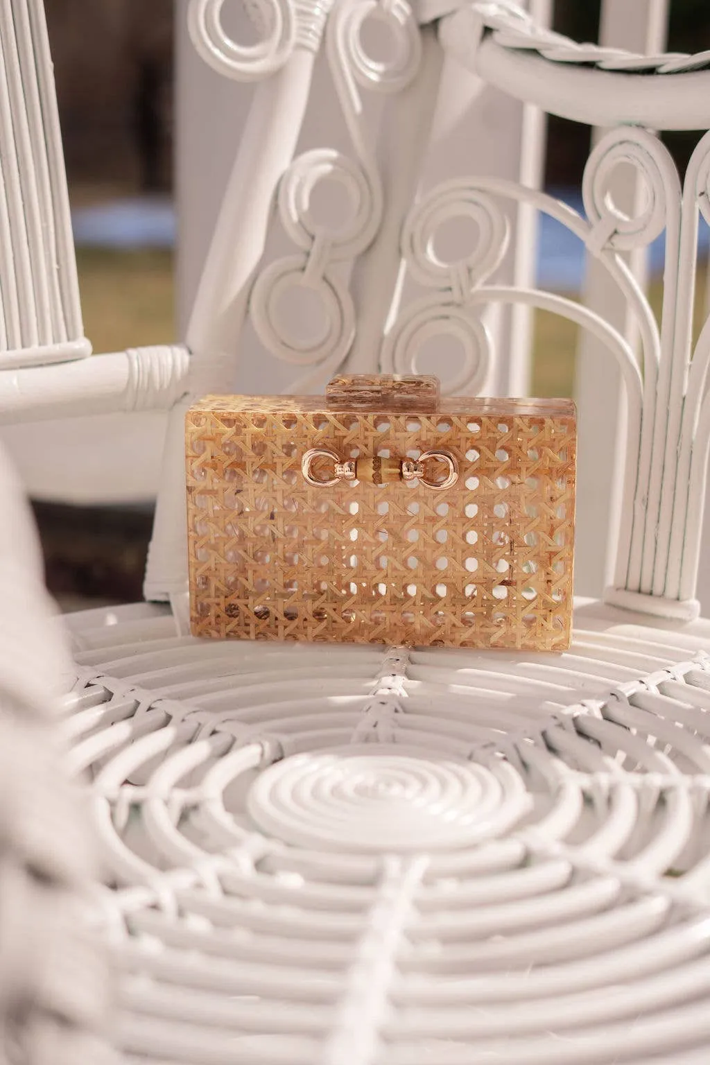 Cane Clutch with Crab