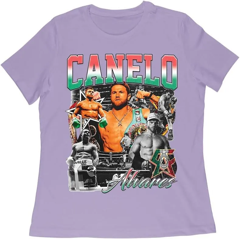 Canelo Álvarez Image Collage T-Shirt - Iconic Boxing Legend Art
