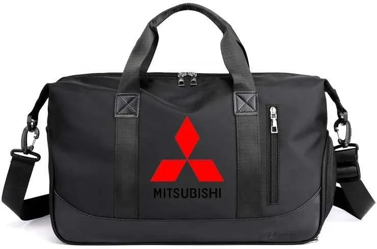 Car Travel Duffel Bag for Mitsubishi L200 Space Star, Travel Duffle Bag Weekender Bags Travel Bag Weekender Overnight Bag Sports Gym Tote Bag Travel Carry on Bag Accessories,Black-A