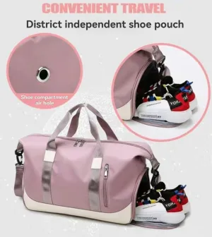 Car Travel Duffel Bag for Tesla Model 3 2017-2023, Travel Duffle Bag Weekender Bags Travel Bag Weekender Overnight Bag Sports Gym Tote Bag Travel Carry on Bag Accessories,Pink-A
