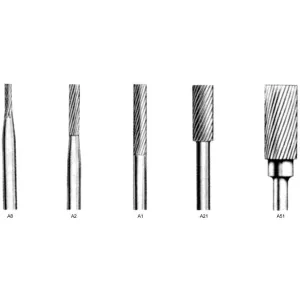 Carbide Bur - Cylindrical Shape on 1/8'' dia. Shank