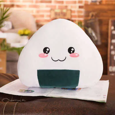 Cartoon Anime Rice Ball Plush Toy - Plush Doll and Large Sleeping Pillow