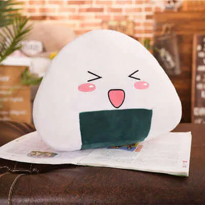 Cartoon Anime Rice Ball Plush Toy - Plush Doll and Large Sleeping Pillow