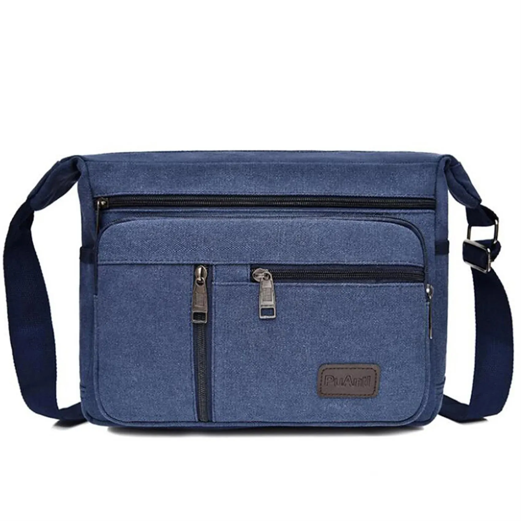 Casual Retro Business Bag High Capacity Canvas Outdoor Simple Version Shoulder Diagonal Package Men Crossbody