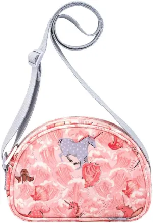 Cath Kidston Half Moon Cross Body Bag Unicorn Waves
