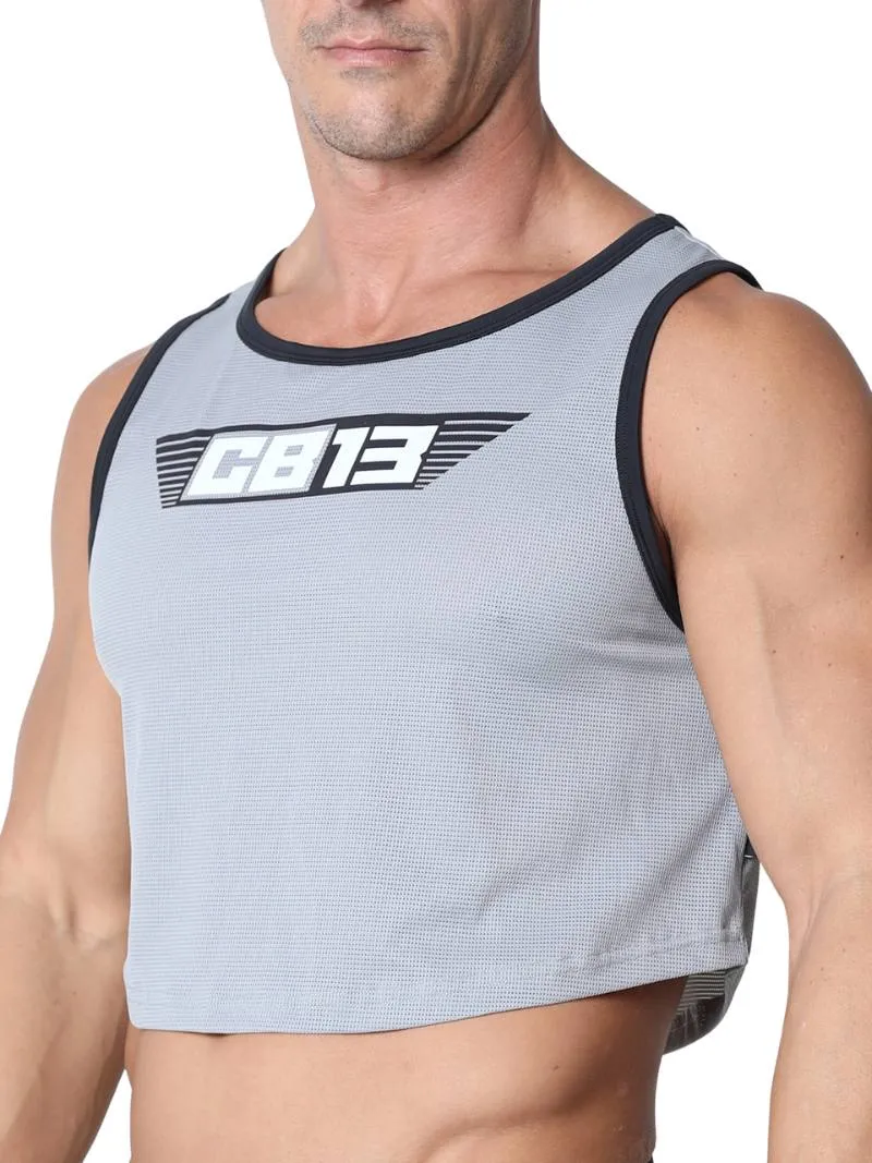 CellBlock13 Marathon Cropped Tank Top: SIZES LARGE or XL