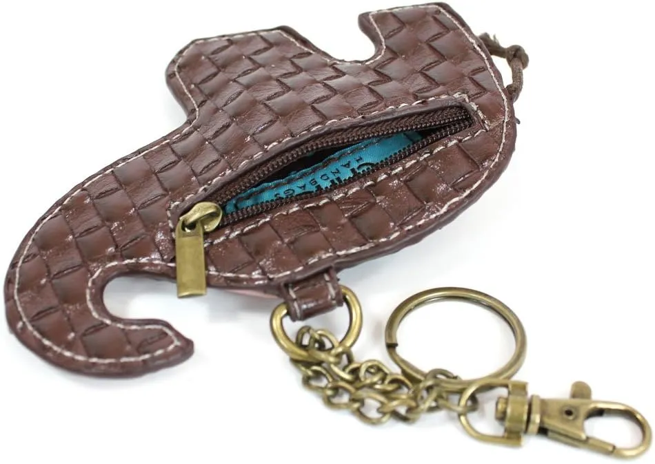 CHALA Charming Flap and Zipper Cross-Body Purse or Shoulder Handbag with Keyfob -Teal