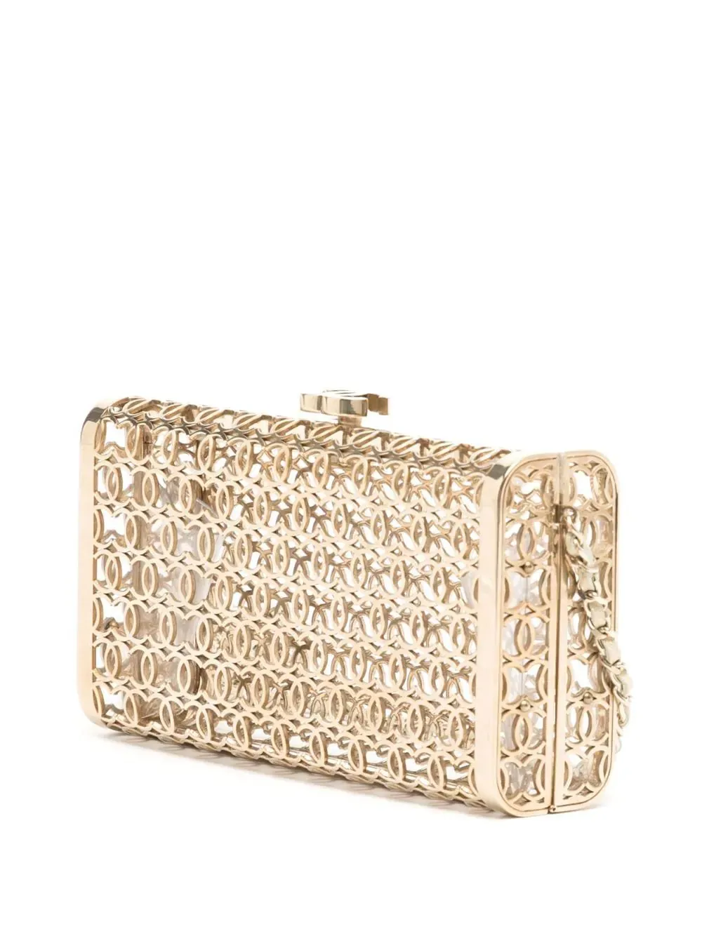CHANEL 2015 CC Moucharabieh Minaudiere