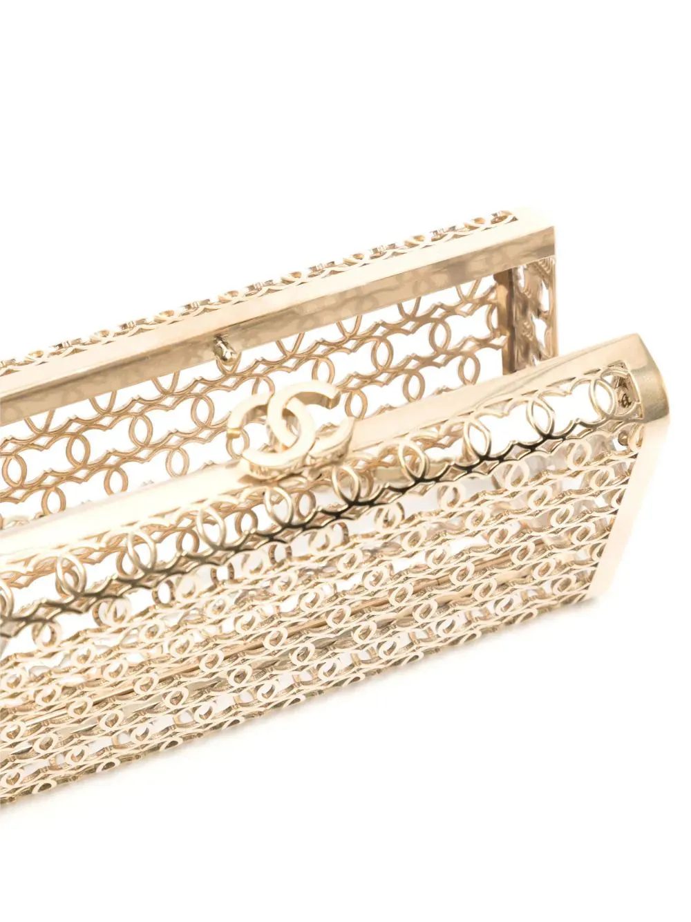 CHANEL 2015 CC Moucharabieh Minaudiere