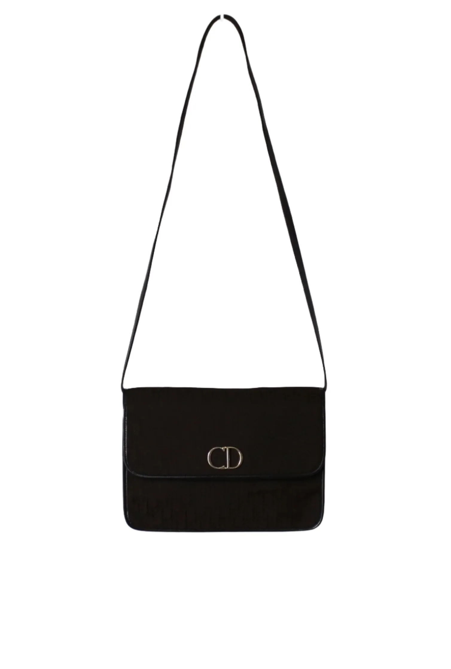 Christian Dior Brown Trotter Canvas Leather Crossbody Bag