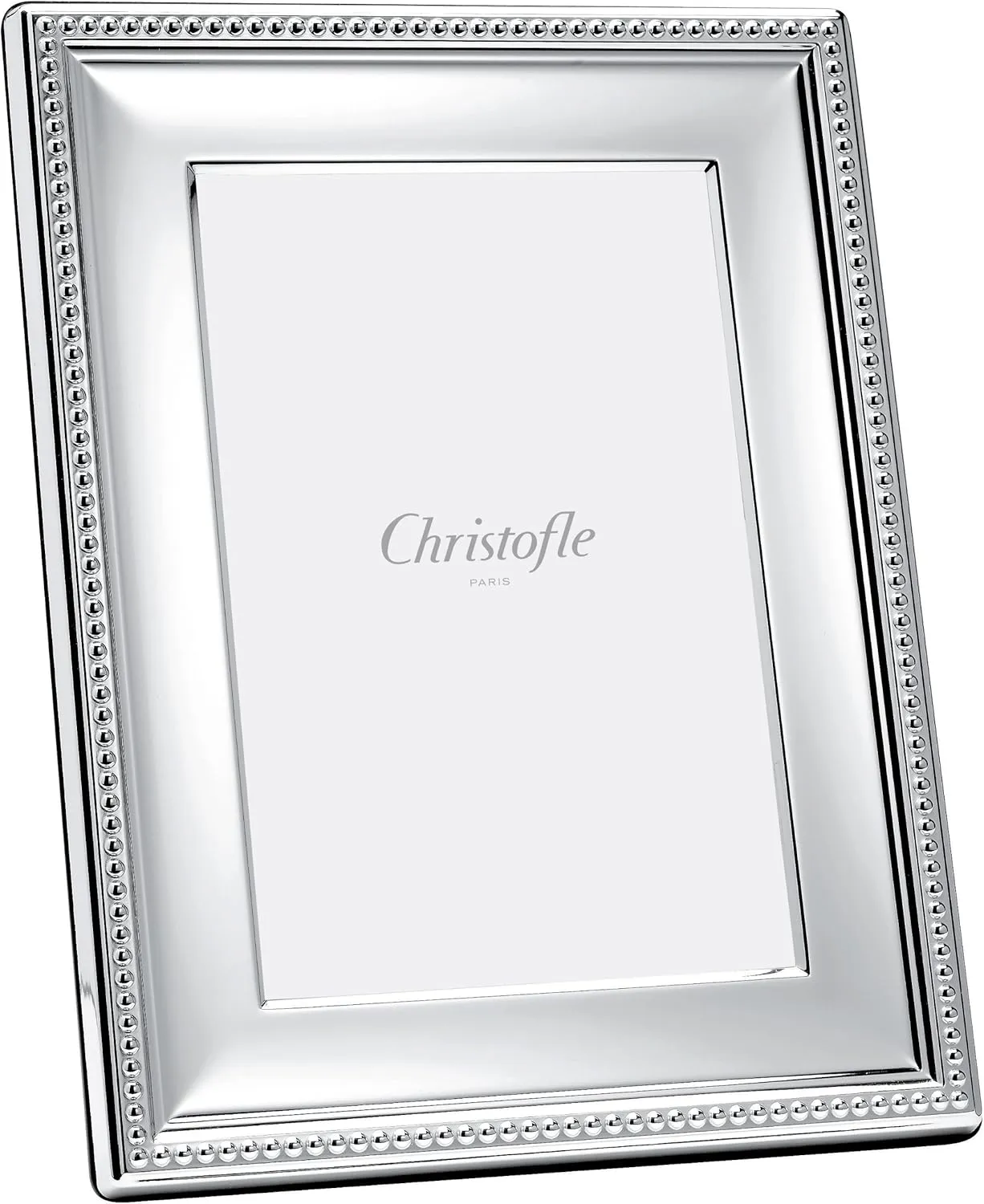 Christofle Perles Silver-Plated 3.5x5 Picture Frame #4256008