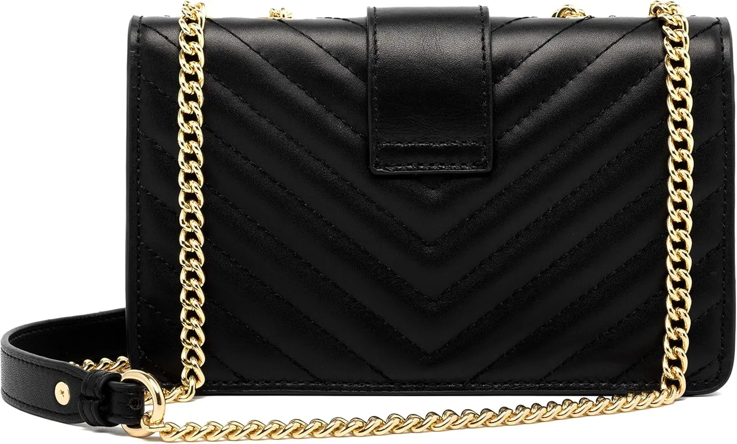 Chrysansmile Genuine Leather Crossbody Bags Quilted Clutch Purses for Women Trendy Small Shoulder Handbags with Chain