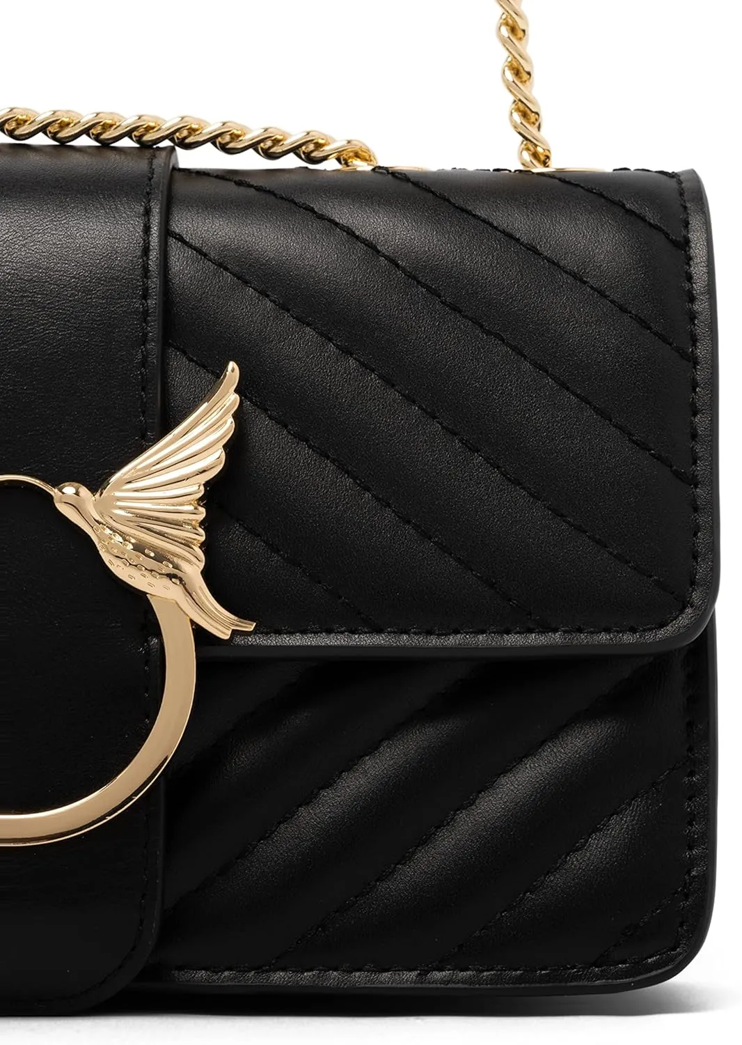 Chrysansmile Genuine Leather Crossbody Bags Quilted Clutch Purses for Women Trendy Small Shoulder Handbags with Chain
